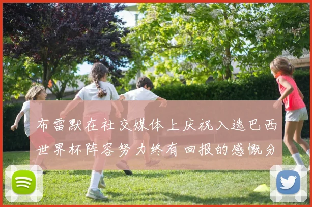 布雷默在社交媒体上庆祝入选巴西世界杯阵容努力终有回报的感慨分享
